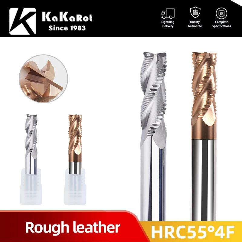 KaKarot HRC55 ī̵   , 4 ÷Ʈ, 4 6 8 10 12 14 16 18 20mm CNC и Ŀ Ʈ, ݼ  ƿ ˷̴